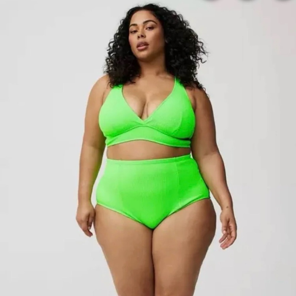 Torrid Neon Green Bikini Set